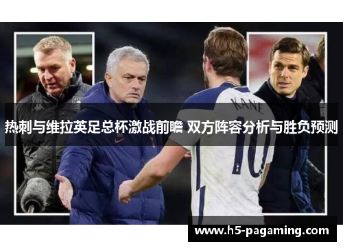 热刺与维拉英足总杯激战前瞻 双方阵容分析与胜负预测 热刺与维拉英足总杯激战前瞻 双方阵容分析与胜负预测