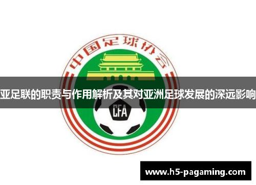 亚足联的职责与作用解析及其对亚洲足球发展的深远影响 亚足联的职责与作用解析及其对亚洲足球发展的深远影响